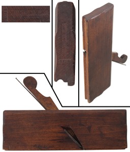 Tinkham, Levi/Middleboro, Ma: Early Beech Astr. Molding Plane
