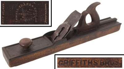 Lowell Plane & Tool Company: Worall's Patent Metallic Plane