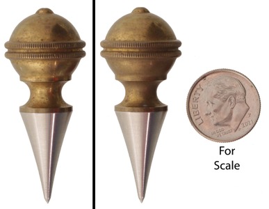 Unmarked: Artfully Crafted Brass & Iron Plumb Bob