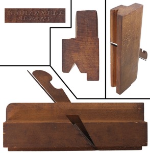 M. Crannell, Albany, New York: Unus. "V" Shape Molding Plane