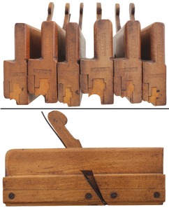 Nelson, 122 Edgeware Road, London, England: Set Of Six Boxed Bead Molding Plane