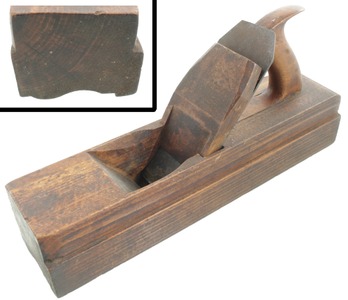 Unmarked: Handled Ogee Crown Molding Plane