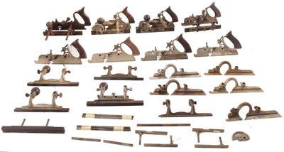 Stanley Rule & Level: Lot Of Combination Plane Bodies & Parts