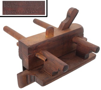 A. Miller, New York, New York: Unhdld. Beech Body Plow Plane