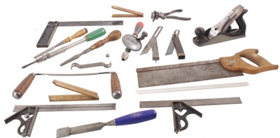 Assorted Makers: Lot Of Clean & Usabl Woodworking Tools