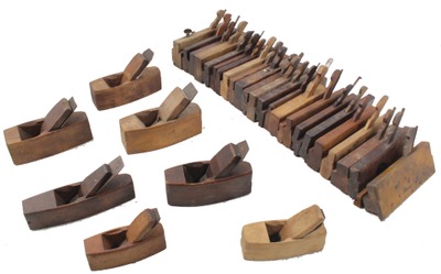 Assorted Makers: Lot Of Asst. Smooth & Molding Planes