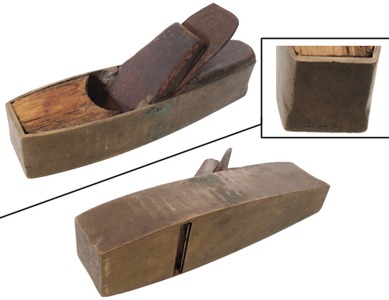 Unmarked: Solid Cast Brass Mitre Plane