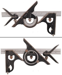 L.S. Starrett Company, Athol, Massachusetts, No. 11H: Machinist's Combination Square