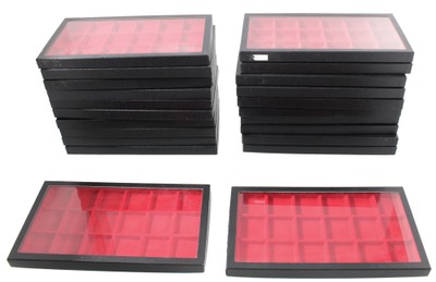 Unmarked: Lot Of 22 Tape Measu Display Boxes
