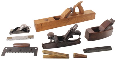 Assorted Makers: Lot Of Clean & Usabl Woodworking Tools