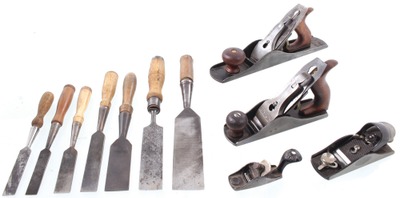 Assorted Makers: Lot Of Clean & Usabl Woodworking Tools