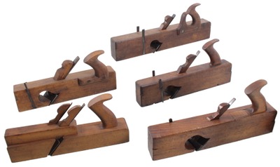 Assorted Makers: Four "Jack Rabbet" Woodworking Planes
