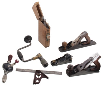 Assorted Makers: Lot Of Clean & Usabl Woodworking Tools