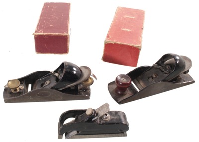 Millers Falls Company, Millers Falls, Massachusetts: Three Extra Clean Block Planes