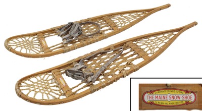 L.L. Bean, Freeport, Maine: Unused Pair Of "Maine Snow Shoes"