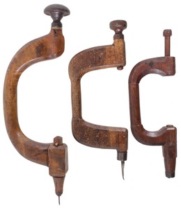 Assorted Makers: Three Early Wooden Brace