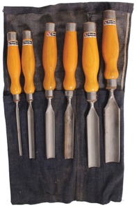 I. Sorby, Sheffield, England: Stepped Set Of Six Tang Gouges