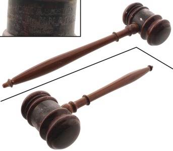 U.N.A.P.O.C.: Orig. 1939 President Ial Gavel