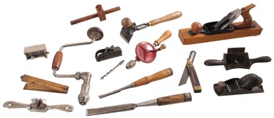 Assorted Makers: Lot Of Clean & Usabl Woodworking Tools