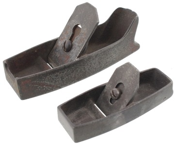 Unmarked: Two "Boat Shape" Block Planes