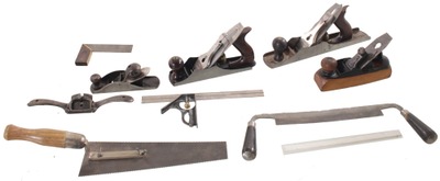 Assorted Makers: Lot Of Clean & Usabl Woodworking Tools