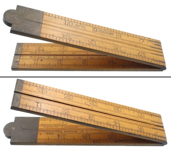 Stanley Rule & Level, No. 70: Two-Foot/Four-Fold Folding Rule