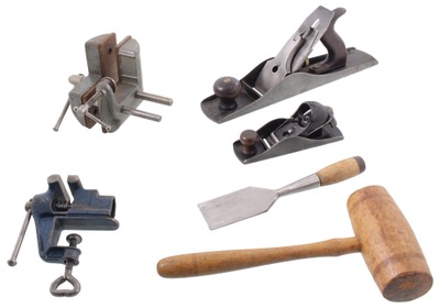 Assorted Makers: Lot Of Clean & Usabl Woodworking Tools