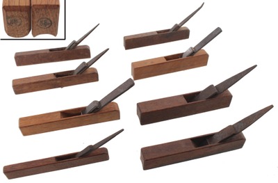 Unmarked: Eight Japanese Type H/R Molding Planes