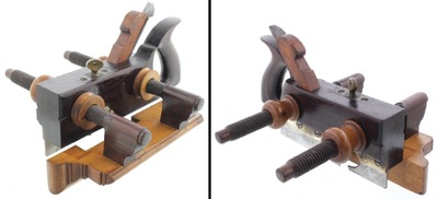 Unmarked: Handled Rosewood Plow Plane