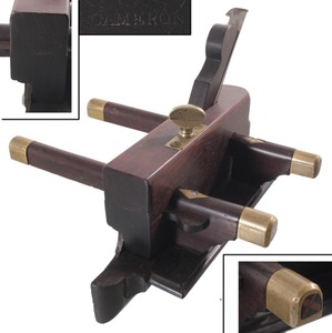 Unmarked: Unhdld. R'wood Plow Plane