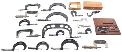 Assorted Makers: Lot Of Assorted Micrometers