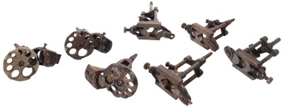 Assorted Makers: Lot Of Seven Asst. Hollow Auger