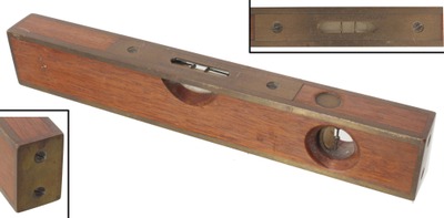 Goodell Pratt Company, Greenfield, Massachusetts: Extra Clean 10" Brass Bound Level