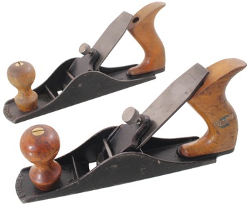 Stanley Rule & Level, No. 40/40 1/2: Two Cast Iron "Scrub" Planes