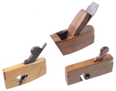 Assorted Makers: Three Small Size Woodworking Planes