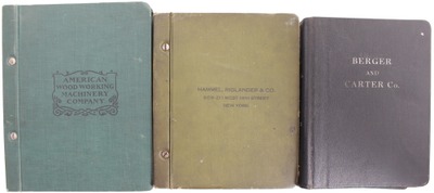 Assorted Makers: Three Early Hdw. & Machine Catalogues