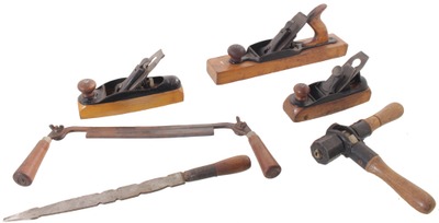 Assorted Makers: Lot Of Clean & Usabl Woodworking Tools