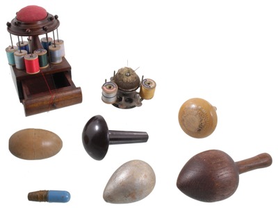 Assorted Makers: Early Mahogany Sewing Stand