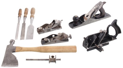 Assorted Makers: Lot Of Clean & Usabl Woodworking Tools