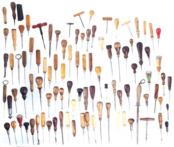 Assorted Makers: Lot Of Assorted Awls & Ice Picks