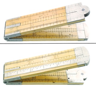 STANLEY (Unmarked), No. 39: One-Foot/Four Fold Folding Rule
