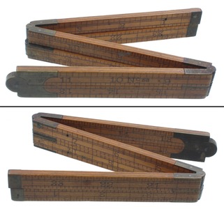 STANLEY (Unmarked), No. 58: Two Foot, Six Fold Folding Rule