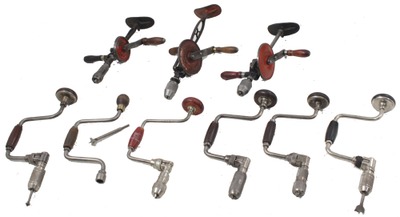 Assorted Makers: Lot Of Asst. Braces Breast Drills