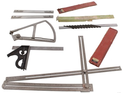 Assorted Makers: Lot Of Spec. Purp. Layout Tools
