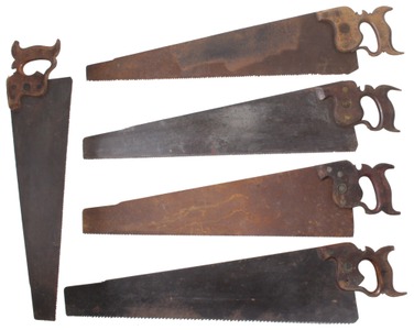 Assorted Makers: Five Early Maker Hand Saw