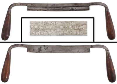 H.D. Smith Company, Plantsville, Connecticut: "Perfect Handle" Draw Knife
