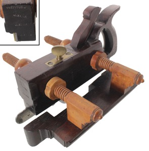M. Crannell, Albany, New York: Hdld. Rosewood Plow Plane