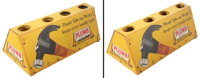 Fayette R. Plumb, Philadelphia, Pennsylvania: Hardware Store Hammer Display Stand