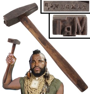 Wegman, C.A.: Most Unus. "Mr. T" Log Mkg. Hammer