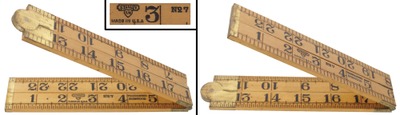 Stanley Rule & Level, No. 7: "Blind Man's" Folding Rule